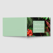 Tropische Flora, erdige Farben, modern, Hochzeit, Gästebuch (Voll)
