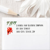 Tropische Flora, erdige Farben, modern, Label (Insitu)