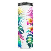 Tropische Flora-Explosion Thermosbecher (Rückseite)