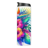 Tropische Flora-Explosion Thermosbecher (Nach rechts gedreht)