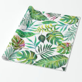 Tropische Flora Geschenkpapier (Ungerollt)