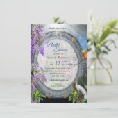 Tropische Flora Paradies Landschaft Portal Einladu Einladung (Stehend Vorderseite)