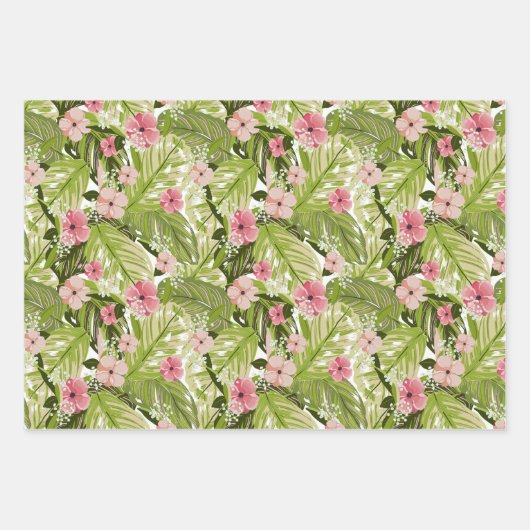 Tropische Flora und Blätter (Vorderseite 2)