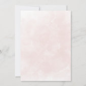 Tropische florale Flamingo-Babydusche Einladung (Rückseite)