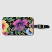 TROPISCHE FLOWERS GEPÄCKANHÄNGER (Vorderseite (Horizontal))