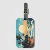 Tropische Flucht Gepäckanhänger (Vorderseite Vertikal)