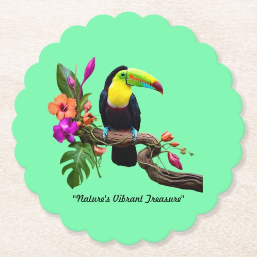 "Tropische Flucht" Untersetzer (Vorderseite)