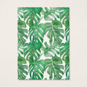 Tropische Foliage-Blätter Benutzerdefinierte Ohrka (Rückseite)