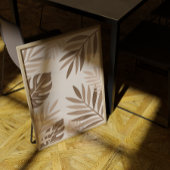 Tropische Foliage - Japandi Poster-Minimal-Mauer K Poster