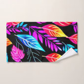 Tropische Folien: Leaf Art Badhandtuch Set (Handtuch)