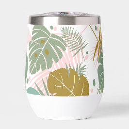 Tropische Folien - Muster aus Monstera und Palmblä