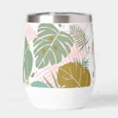 Tropische Folien - Muster aus Monstera und Palmblä (Rückseite)