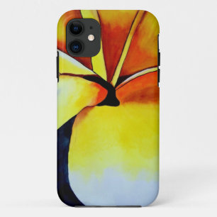 Tropische Frangipani Blume Aquarell abstrakte Kuns Case-Mate iPhone Hülle