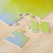 Tropische Frangipani Blume Aquarell abstrakte Kuns Puzzle (Seite)