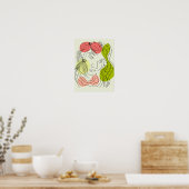 Tropische Frauenfreude Poster (Küche)