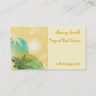 Tropische Freude Visitenkarte