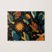 Tropische Freunde Sommer Puzzle Geschenk (Horizontal)