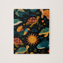 Tropische Freunde Sommer Puzzle Geschenk