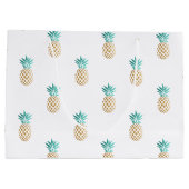 tropische frische Sommerkulpturen Imitat Große Geschenktüte (Rückseite)