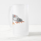 Tropische Frosch-Tasse.! Mattglas Bierglas (Vorderseite Links)