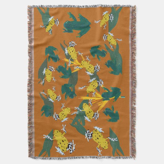 Tropische Frösche Decke (Vorderseite Vertikal)