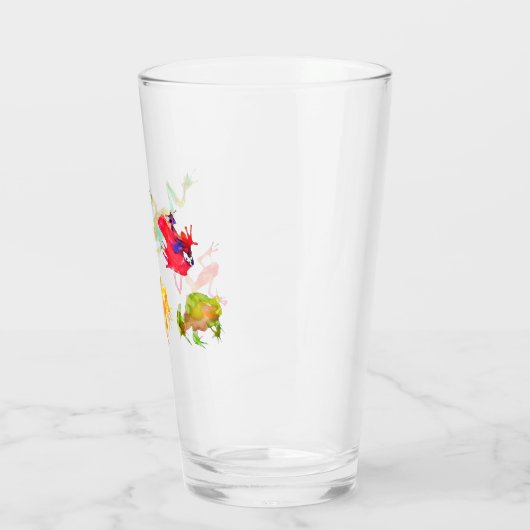 Tropische Frösche Glas (Links)