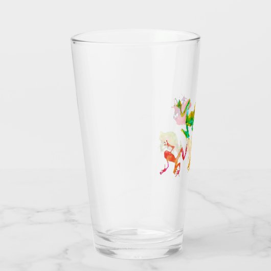 Tropische Frösche Glas (Rechts)