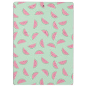 Tropische Frucht-Farben-Spritzer-Muster Klemmbrett (Rückseite)