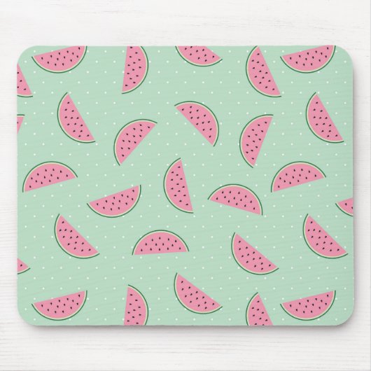 Tropische Frucht-Farben-Spritzer-Muster Mousepad (Vorne)