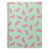 Tropische Frucht-Farben-Spritzer-Muster Notizblock (Vorderseite)