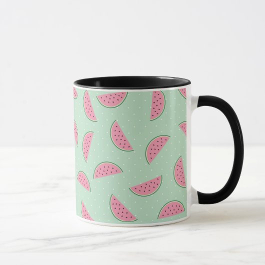 Tropische Frucht-Farben-Spritzer-Muster Tasse (Rechts)