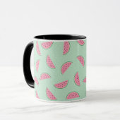 Tropische Frucht-Farben-Spritzer-Muster Tasse (Vorderseite Links)