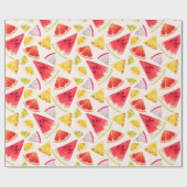 Tropische Frucht Geschenkpapier (Flach)