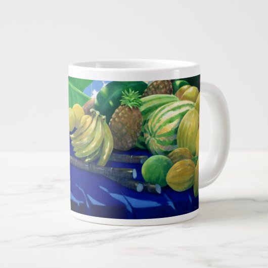 Tropische Frucht Jumbo-Tasse (Vorderseite Rechts)