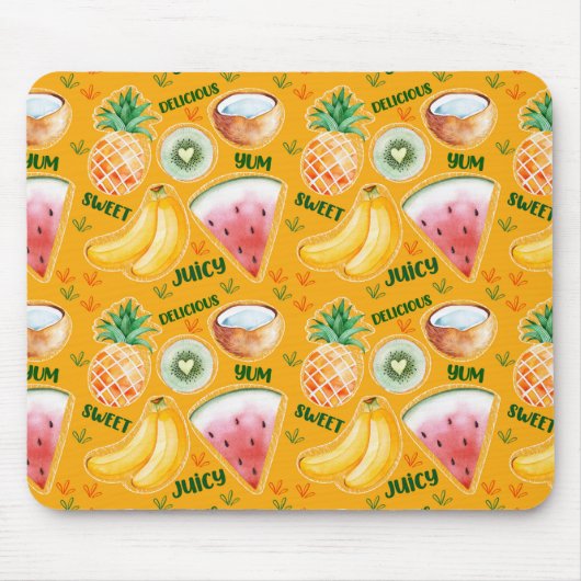 Tropische Frucht-Mauspad Mousepad (Vorne)