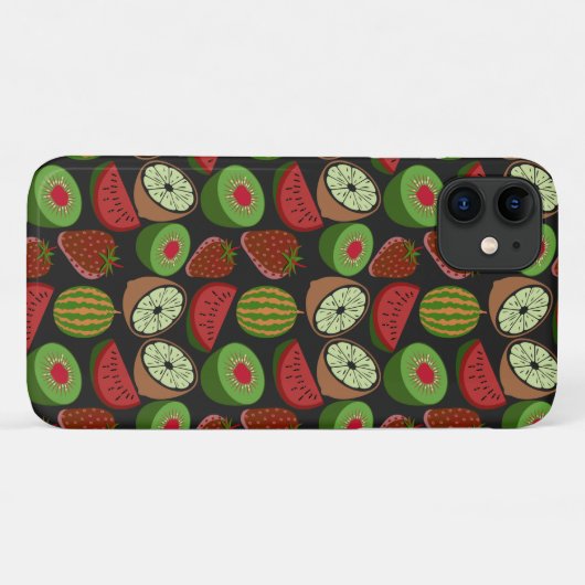 Tropische Frucht nahtlos farbenfroh Case-Mate iPhone Hülle (Rückseite (Horizontal))