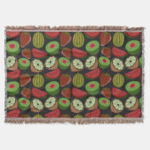 Tropische Frucht nahtlos farbenfroh Decke (Vorderseite)