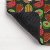 Tropische Frucht nahtlos farbenfroh Mousepad (Ecke)