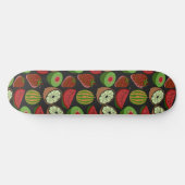 Tropische Frucht nahtlos farbenfroh Skateboard (Horizontal)