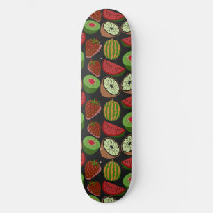 Tropische Frucht nahtlos farbenfroh Skateboard