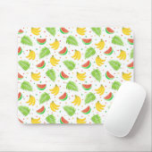 Tropische Frucht-Tupfen-Muster Mousepad (Mit Mouse)