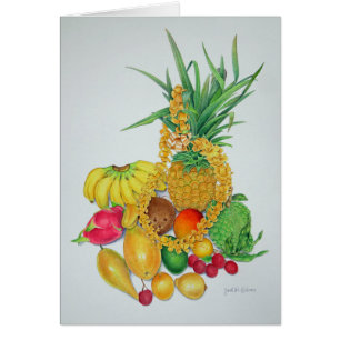 Tropische Frucht und Leu