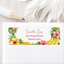 Tropische Früchte Ananas Hawaiian Baby Shower