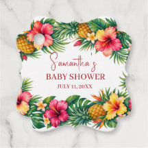 Tropische Früchte Ananas Hawaiian Baby Shower