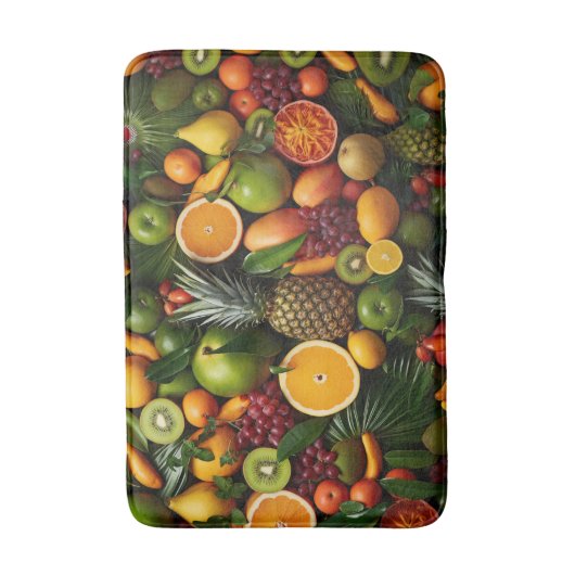 Tropische Früchte Badematte (Vorderseite Vertikal)