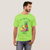 Tropische Früchte-Collage T-Shirt (Vorne ganz)