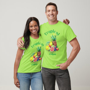 Tropische Früchte-Collage T-Shirt