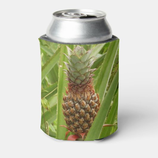 Tropische Früchte der Ananas in der Natur Dosenkühler (Kanne Rückseite)