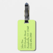 Tropische Früchte der Ananas in der Natur Gepäckanhänger (Rückseite vertikal)