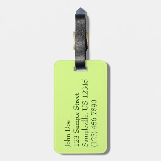 Tropische Früchte der Ananas in der Natur Gepäckanhänger (Rückseite vertikal)